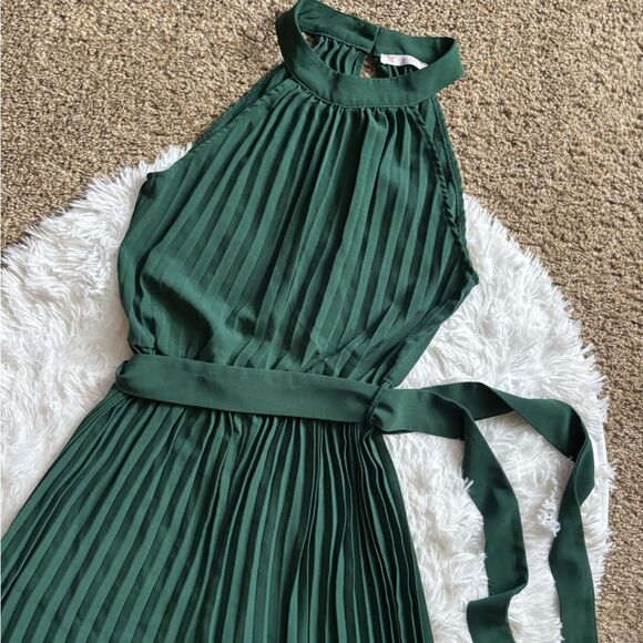 Kirundo Pants Jumpsuit Belted Green Womens Size Small - Picture 3 of 9